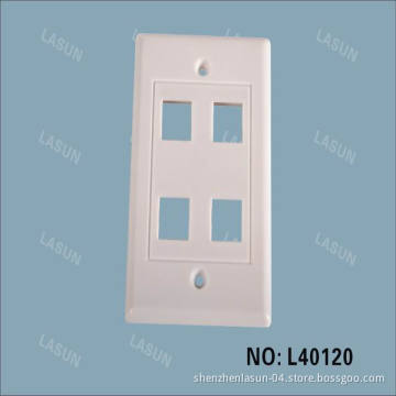 4 Port Faceplate USA Standard (L40120)